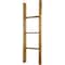 Ekena Millwork 15"W x 48"H x 3 1/2"D Vintage Farmhouse 3 Rung Ladder, Barnwood Decor Collection, Weathered Brown DECR015X048X04LDRBR - alternate 5